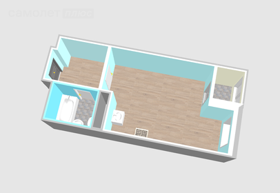 Квартира 26 м², студия - изображение 3