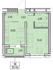 33 м², 1-комнатная квартира 2 800 000 ₽ - изображение 75