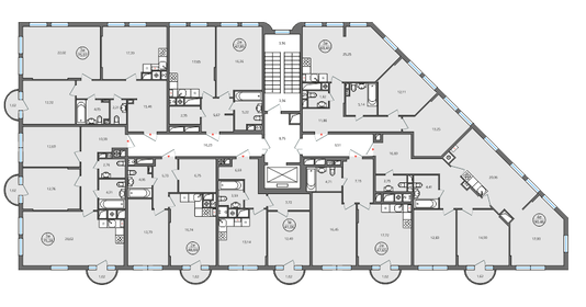 52 м², 2-комнатная квартира 3 290 000 ₽ - изображение 53