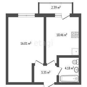 35 м², 1-комнатная квартира 2 700 000 ₽ - изображение 31