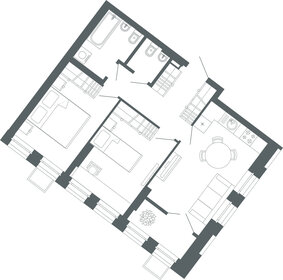 70,6 м², 2-комнатная квартира 11 360 000 ₽ - изображение 70