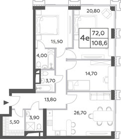 107,3 м², 4-комнатная квартира 42 603 476 ₽ - изображение 22