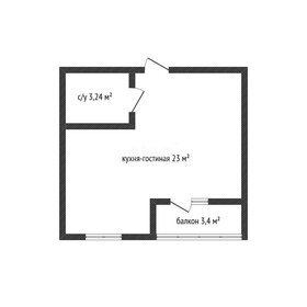 Квартира 25,8 м², студия - изображение 5