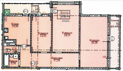 91 м², 3-комнатная квартира 10 990 000 ₽ - изображение 75