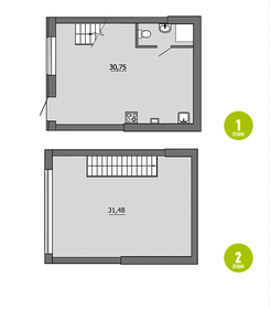 63 м², 2-комнатная квартира 6 180 000 ₽ - изображение 36