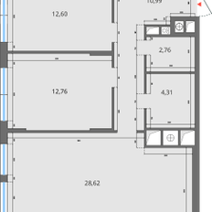 Квартира 72 м², 3-комнатная - изображение 4