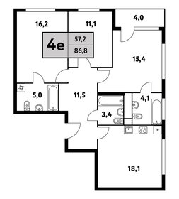 91,1 м², 4-комнатная квартира 34 655 204 ₽ - изображение 79