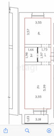 38,6 м², 1-комнатная квартира 4 600 000 ₽ - изображение 42