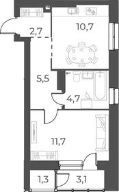 Квартира 37 м², 1-комнатная - изображение 1