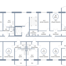 Квартира 76,2 м², 2-комнатная - изображение 3