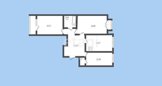 151,1 м², 4-комнатная квартира 15 000 000 ₽ - изображение 77