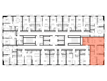 80,7 м², 3-комнатная квартира 12 775 000 ₽ - изображение 72
