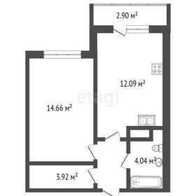 Квартира 38,1 м², 1-комнатная - изображение 4