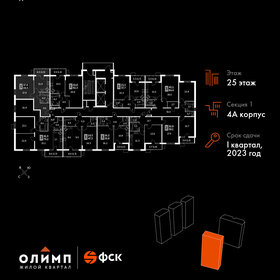 45,7 м², 1-комнатная квартира 5 835 890 ₽ - изображение 41