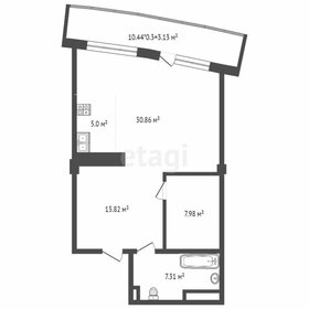 Квартира 70,3 м², 1-комнатные - изображение 4