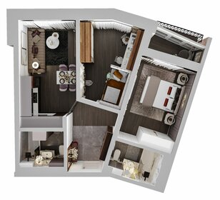71,4 м², 2-комнатная квартира 9 139 200 ₽ - изображение 43