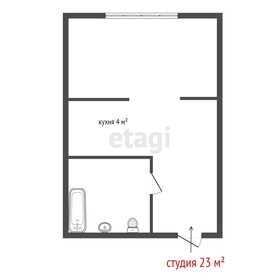 Квартира 23 м², студия - изображение 1