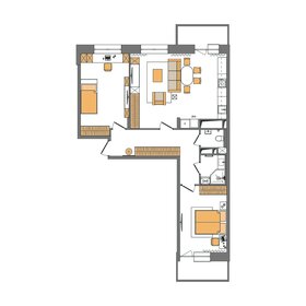 82,3 м², 3-комнатная квартира 8 079 460 ₽ - изображение 65
