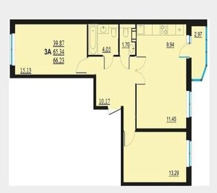 63,4 м², 3-комнатная квартира 6 700 000 ₽ - изображение 62