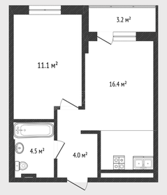 Квартира 36,2 м², 1-комнатная - изображение 1