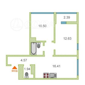 Квартира 49,8 м², 2-комнатная - изображение 1