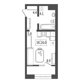 29,7 м², квартира-студия 3 850 000 ₽ - изображение 50