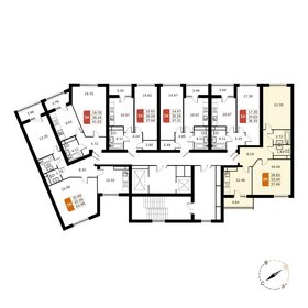 53 м², 2-комнатная квартира 10 500 000 ₽ - изображение 15