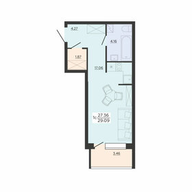 17,2 м², квартира-студия 2 600 000 ₽ - изображение 72