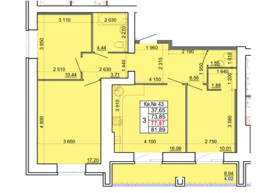 97,4 м², 3-комнатная квартира 12 500 000 ₽ - изображение 23