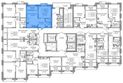 45,3 м², 1-комнатная квартира 8 250 000 ₽ - изображение 31