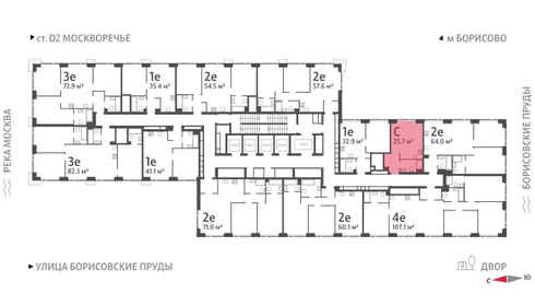25,7 м², квартира-студия 10 023 077 ₽ - изображение 36