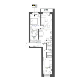 95,8 м², 2-комнатная квартира 7 200 000 ₽ - изображение 88