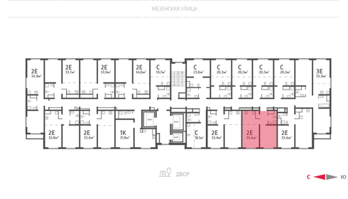 33 м², 1-комнатная квартира 2 150 000 ₽ - изображение 49