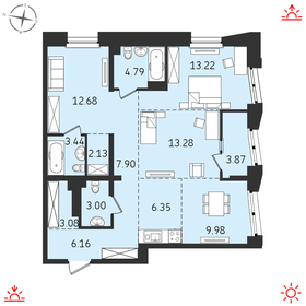 83,2 м², 3-комнатная квартира 15 000 000 ₽ - изображение 1