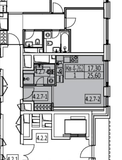 26 м², квартира-студия 12 500 000 ₽ - изображение 51