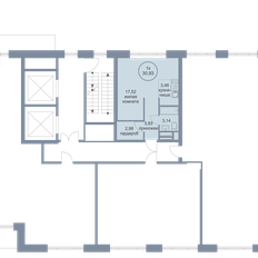 Квартира 30,9 м², 1-комнатная - изображение 2