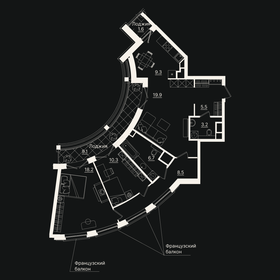 86,4 м², 3-комнатная квартира 26 210 000 ₽ - изображение 14