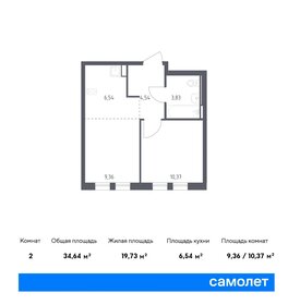 33 м², 2-комнатная квартира 7 880 000 ₽ - изображение 28