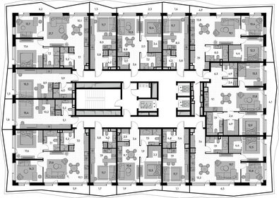 35,1 м², 1-комнатная квартира 13 000 000 ₽ - изображение 90