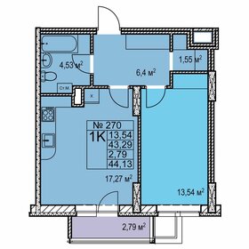 26,7 м², квартира-студия 6 070 000 ₽ - изображение 20