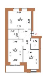 88 м², 3-комнатная квартира 8 500 000 ₽ - изображение 33