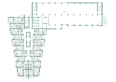 42,6 м², 1-комнатная квартира 22 991 518 ₽ - изображение 54