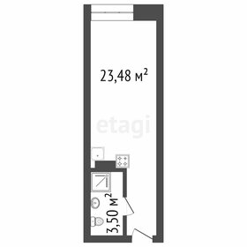 Квартира 27 м², 1-комнатная - изображение 1