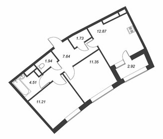 Квартира 52,7 м², 2-комнатная - изображение 1