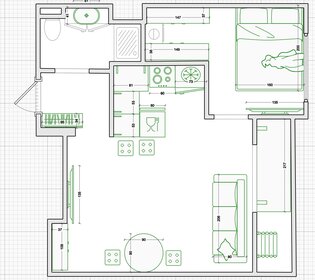 32 м², 1-комнатная квартира 13 500 000 ₽ - изображение 56