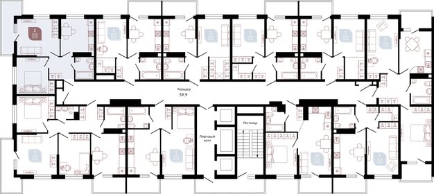 Квартира 45,9 м², 2-комнатная - изображение 2