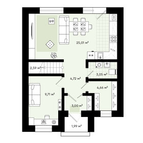 Квартира 104,9 м², 4-комнатная - изображение 1