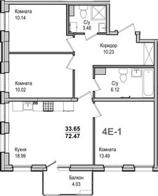 75,6 м², 3-комнатная квартира 11 500 000 ₽ - изображение 151