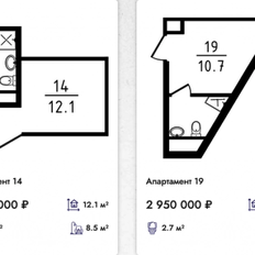 Квартира 14,1 м², студия - изображение 2