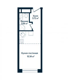 35,4 м², 1-комнатная квартира 6 600 000 ₽ - изображение 51